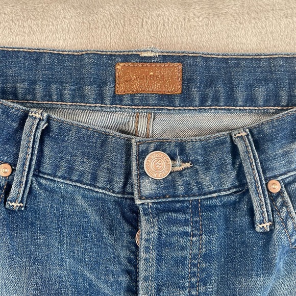 MOTHER The Brother Distressed Jeans in Getting Rowdy Women 30 (Tag 26) USA Made - Picture 3 of 14